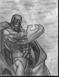 A drawing of Magneto...